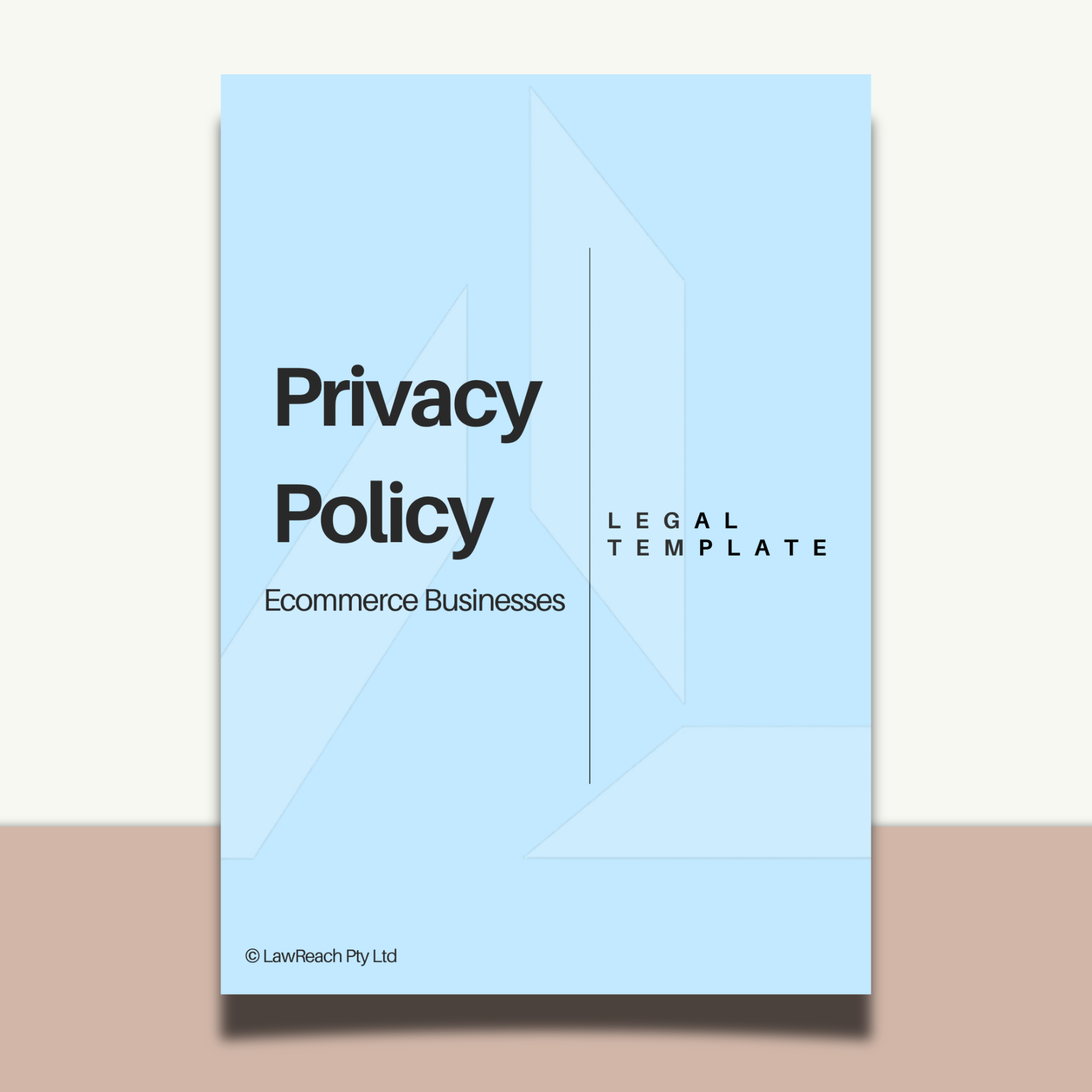Privacy Policy Template for Ecommerce Businesses - COMING SOON