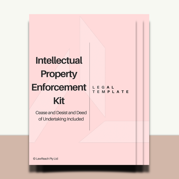 Cease and Desist Letter for Intellectual Property Infringement (Brand, Content & Website Copying) + Deed of Undertaking