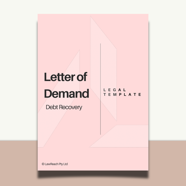 Letter of Demand (Debt Recovery)